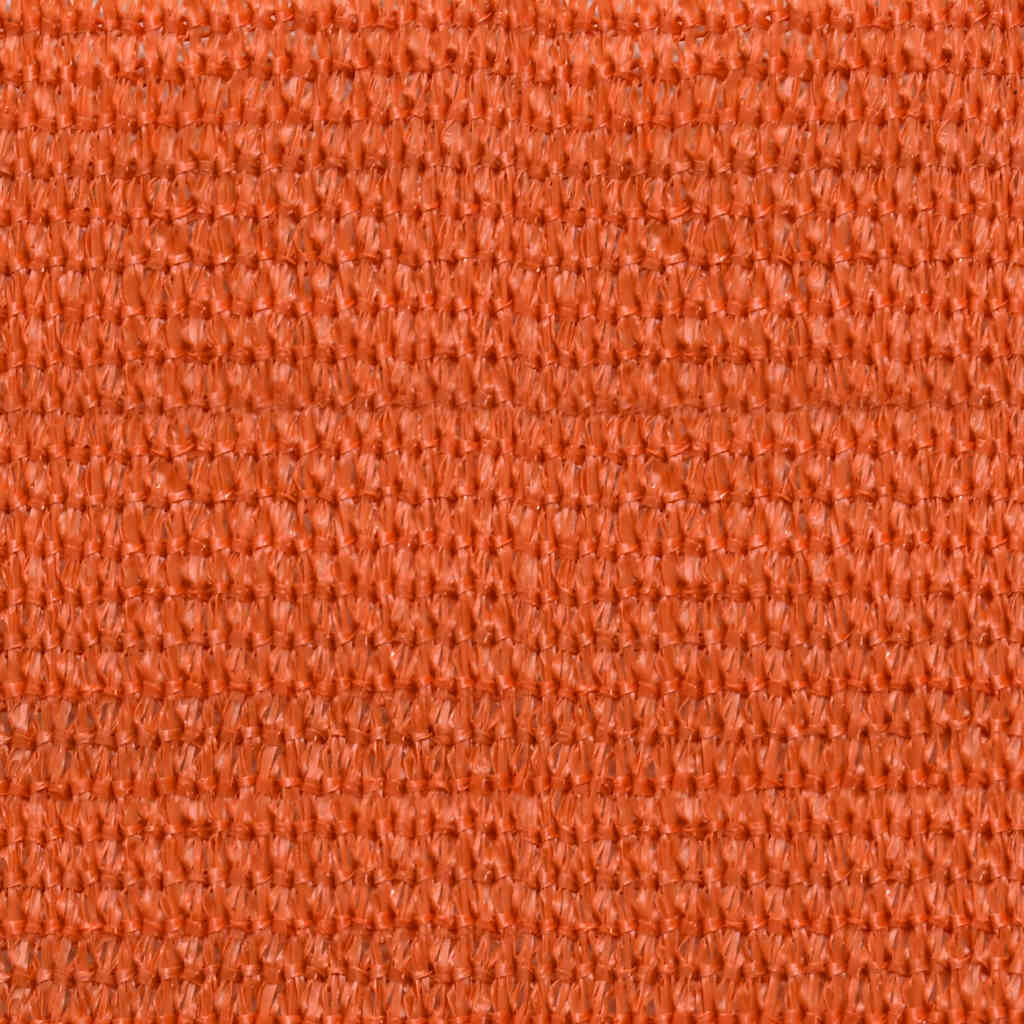 solsejl 3x4x4 m 160 g/m² trekantet HDPE orange
