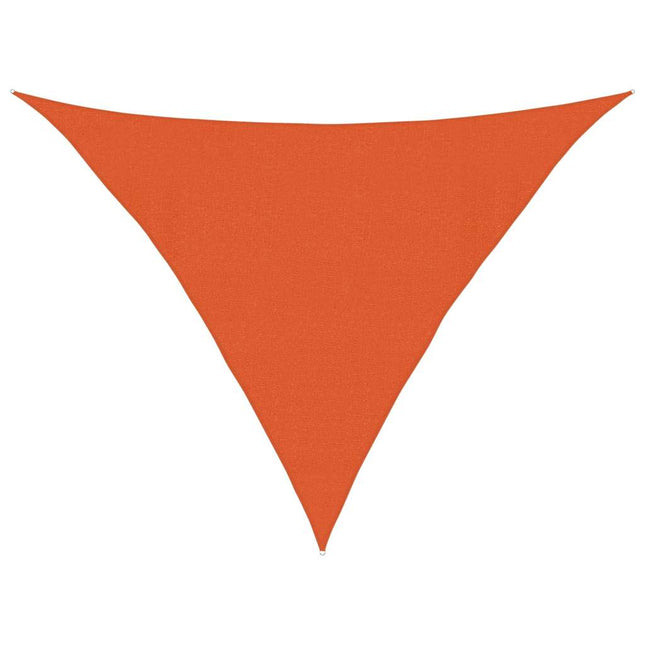solsejl 4x4x5,8 m 160 g/m² HDPE orange