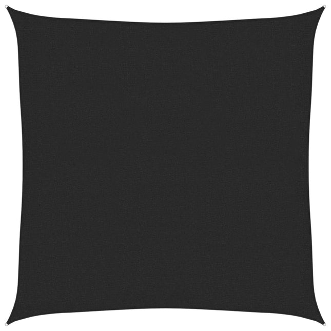solsejl 2x2 m 160 g/m² HDPE sort