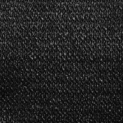 solsejl 4x6 m 160 g/m² HDPE sort