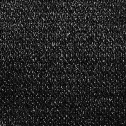 solsejl 4x4x4 m 160 g/m² HDPE sort