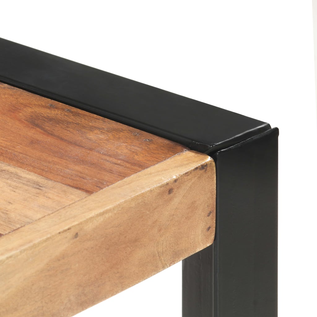 spisebord 160x80x75 cm massivt træ