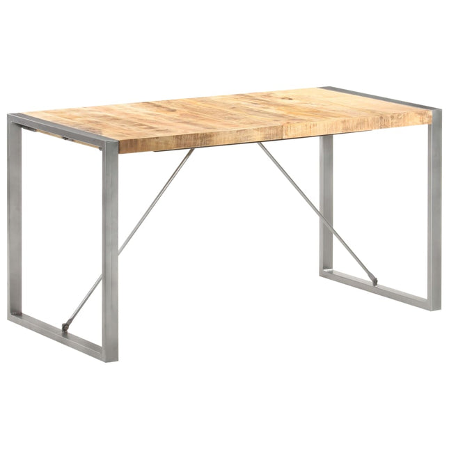 spisebord 140x70x75 cm massivt ru mangotræ