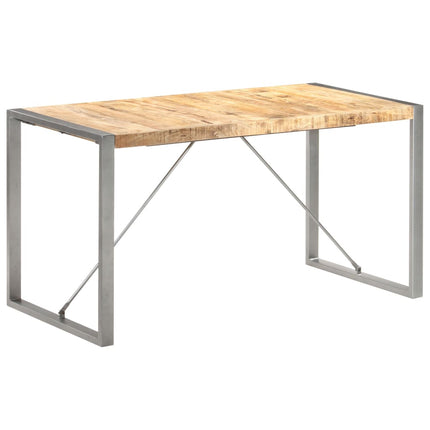 spisebord 140x70x75 cm massivt ru mangotræ
