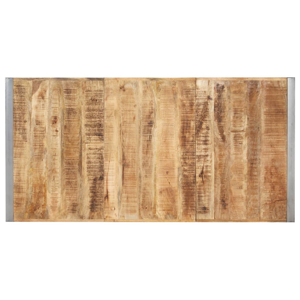 spisebord 180x90x75 cm massivt ru mangotræ