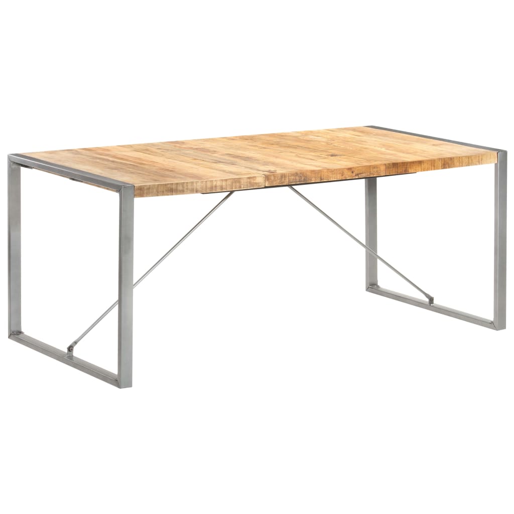 spisebord 180x90x75 cm massivt ru mangotræ