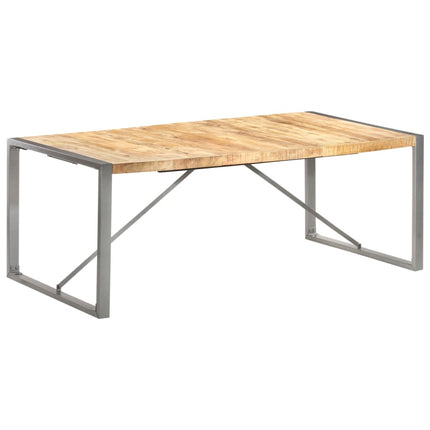 spisebord 200x100x75 cm massivt ru mangotræ