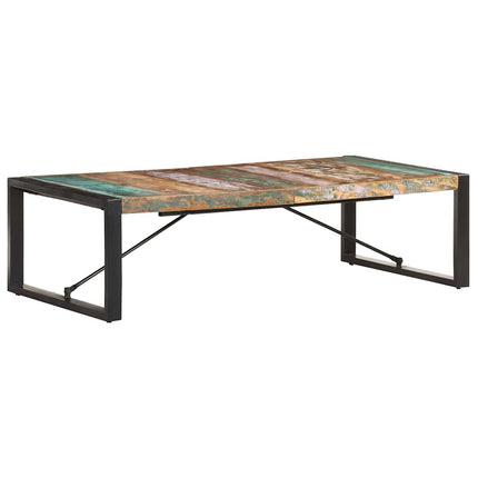 sofabord 140x70x40 cm massivt genbrugstræ