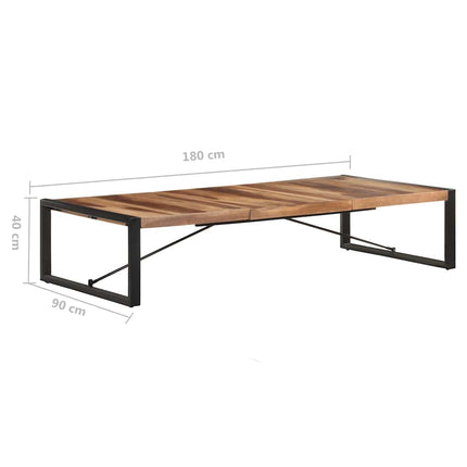 sofabord 180x90x40 cm massivt træ