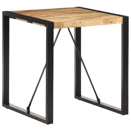 spisebord 70x70x75 cm massivt ru mangotræ
