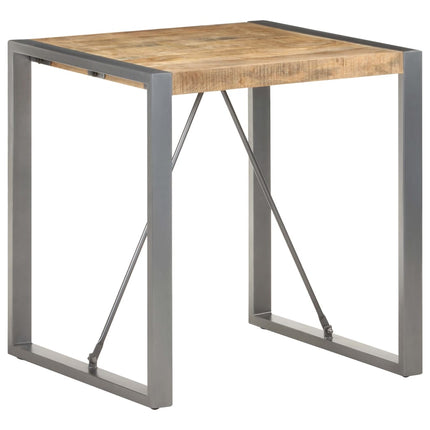 spisebord 70x70x75 cm massivt ru mangotræ