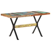 spisebord 140x70x76 cm massivt genbrugstræ