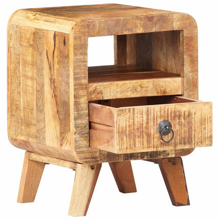 sengebord 40x30x50 cm massivt mangotræ