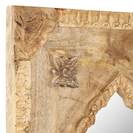 spejl 50x3x110 cm massivt mangotræ