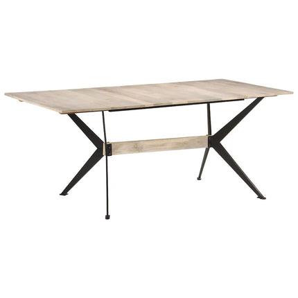 spisebord 180x90x76 cm massivt mangotræ