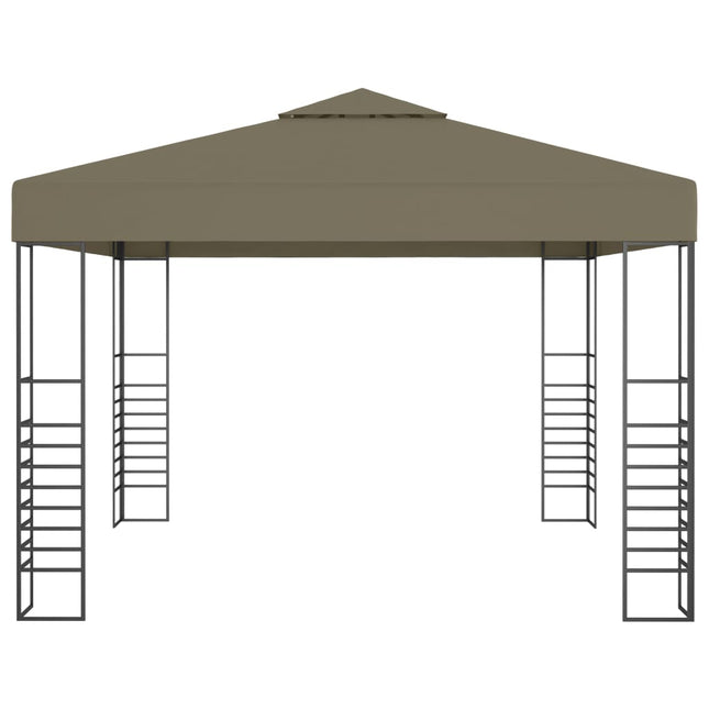 havetelt 3x3 m 180 g/m² gråbrun
