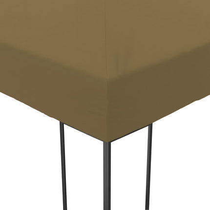 pavillon 6x3x2,7 m 180 g/m² gråbrun