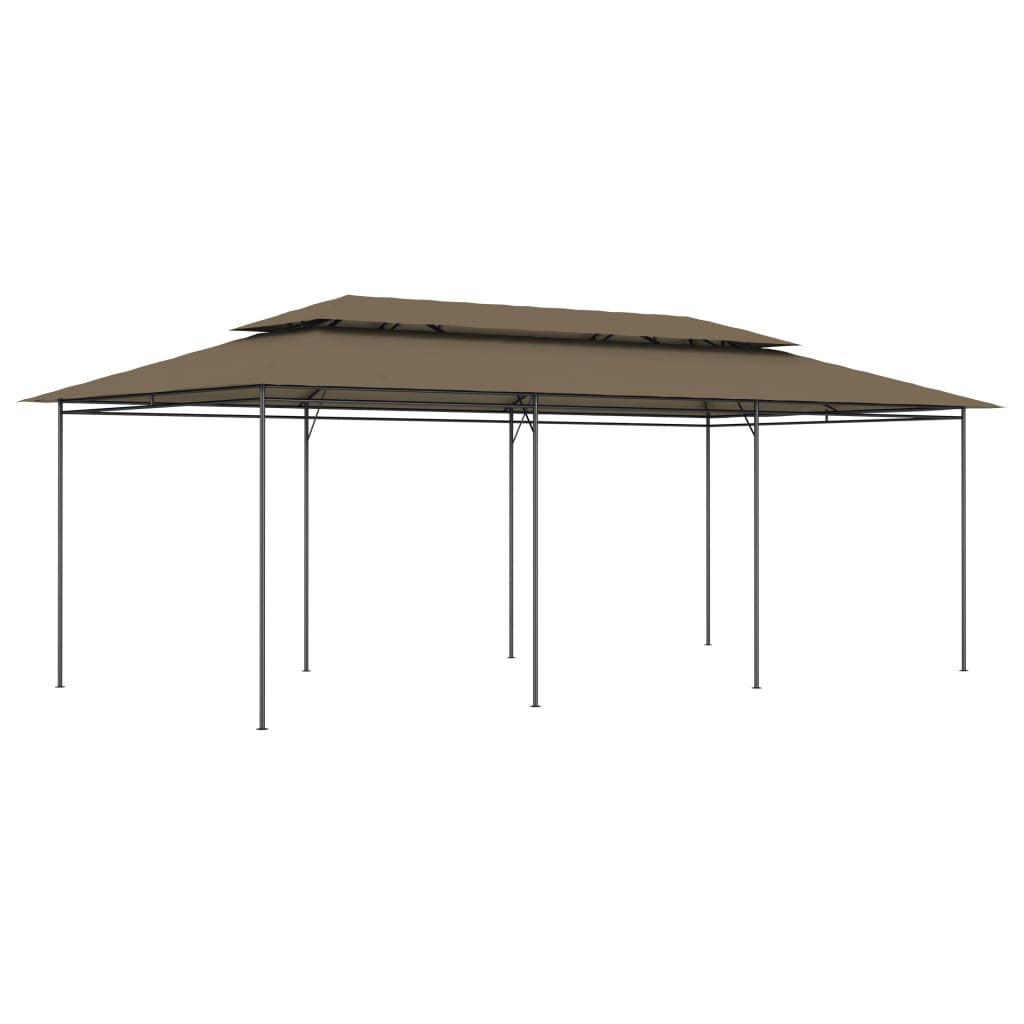 pavillon 600x298x270 cm 180 g/m² gråbrun