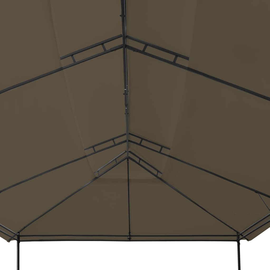 pavillon 600x298x270 cm 180 g/m² gråbrun