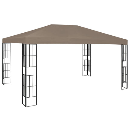 pavillon 4x3 m gråbrun