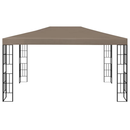pavillon 4x3 m gråbrun