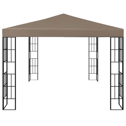 pavillon 4x3 m gråbrun