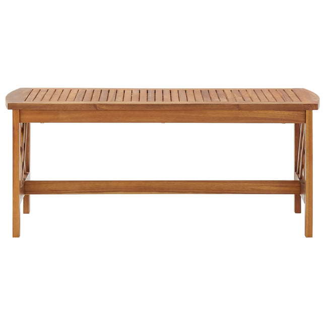 sofabord 102x50x43 cm massivt akacietræ