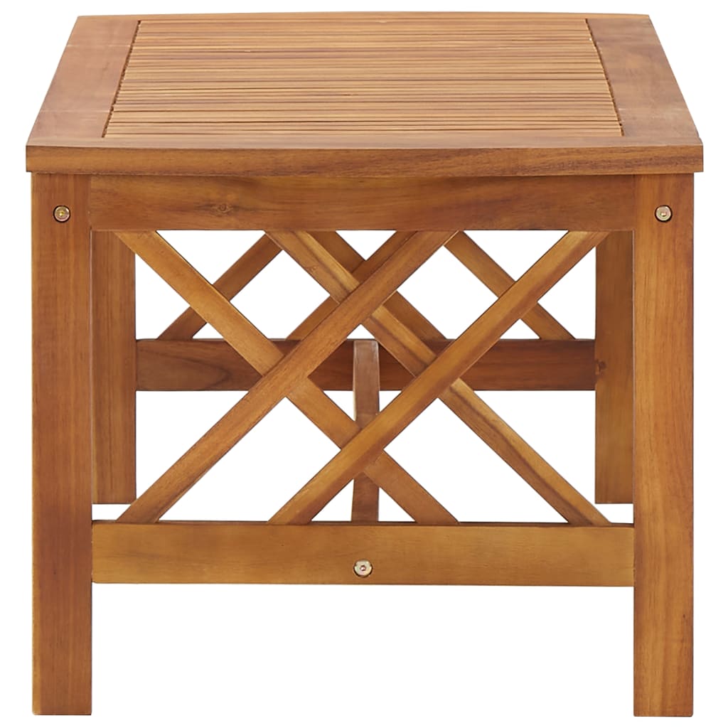 sofabord 102x50x43 cm massivt akacietræ