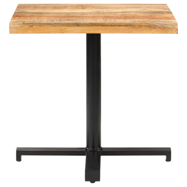 bistrobord 80x80x75 cm firkantet ru mangotræ
