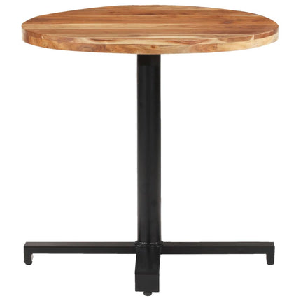 bistrobord Ø80x75 cm massivt akacietræ