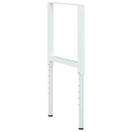 stel til arbejdsbænk 2 stk. 55x(69-95,5) cm metal grå