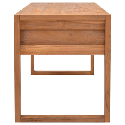 tv-bord 140x40x45 cm massivt teaktræ