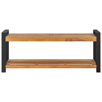 bænk 120 cm massivt teaktræ