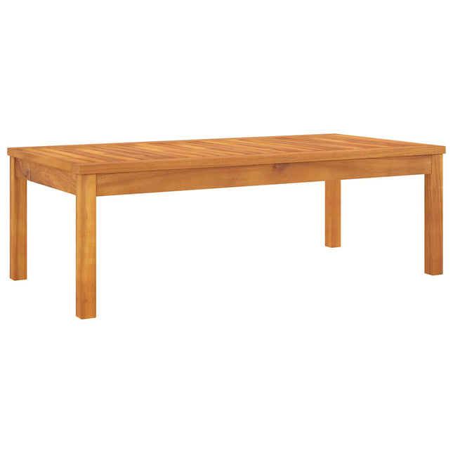 sofabord 100x50x33 cm massivt akacietræ