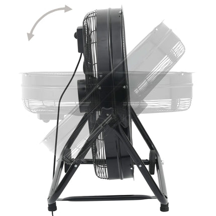 industriel ventilator 60 cm 172,5 W sort