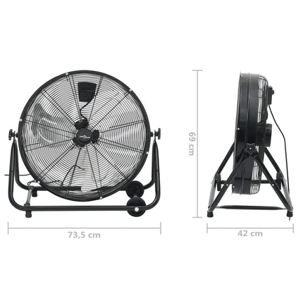 industriel ventilator 60 cm 172,5 W sort