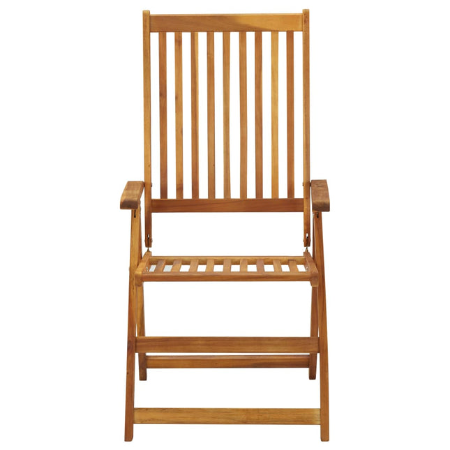 lænestole til haven 3 stk. massivt akacietræ