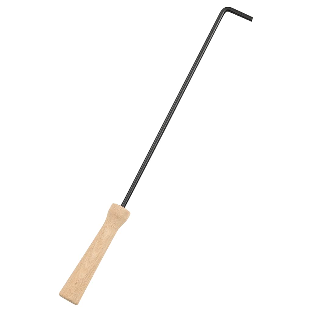 2-i-1 bålfad og grill med ildrager 56x56x49 cm stål