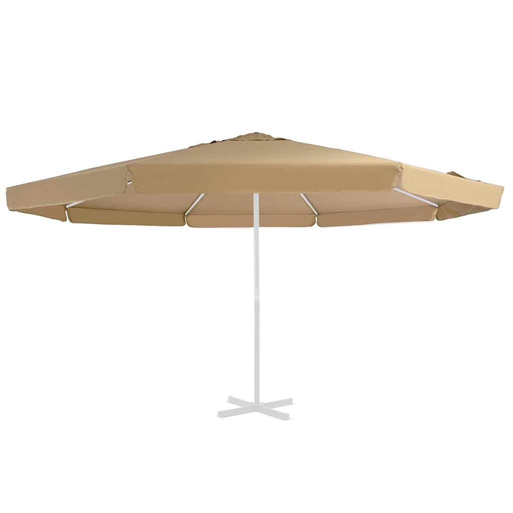 udskiftningsdug til parasol 515 cm gråbrun