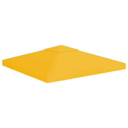 pavillontopdække i 2 lag 3x3 m 310 g/m² gul