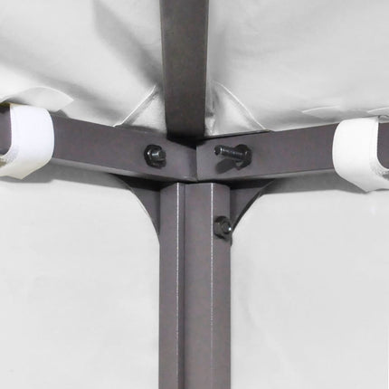 pavillontopdække 270 g/m² 4x3 m hvid