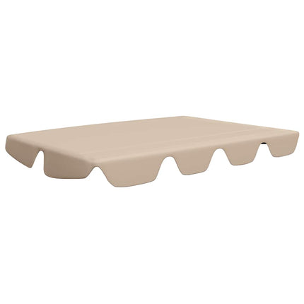 baldakin til havegynge 188/168x145/110 cm beige