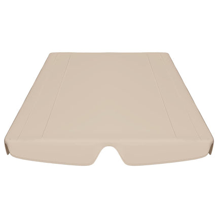baldakin til havegynge 188/168x145/110 cm beige
