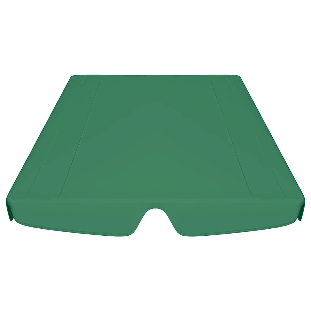 baldakin til havegynge 188/168x145/110 cm grøn