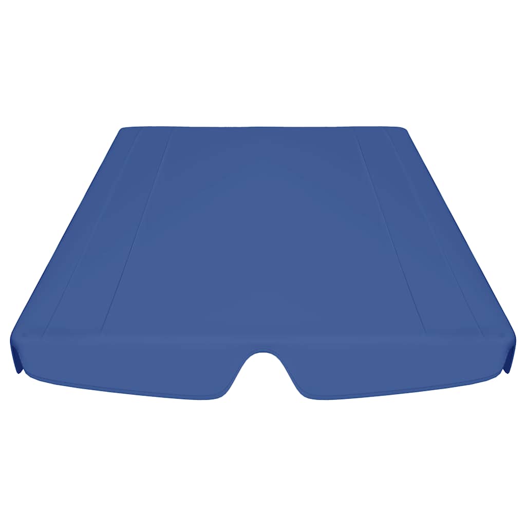 baldakin til havegynge 188/168x145/110 cm blå