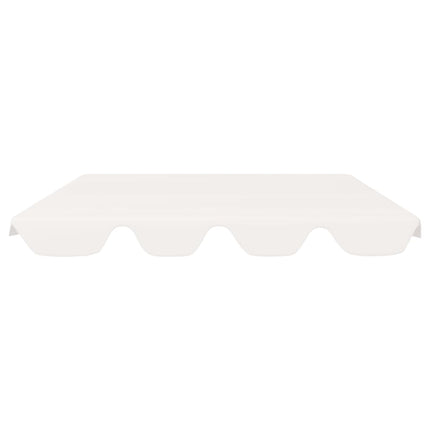baldakin til havegynge 188/168x145/110 cm hvid