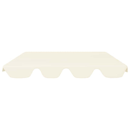 baldakin til havegynge 150/130x105/70 cm cremefarvet