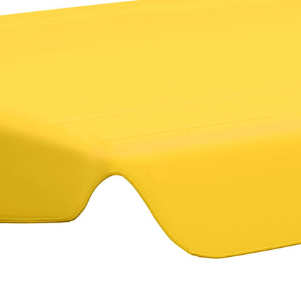 baldakin til havegynge 150/130x105/70 cm gul