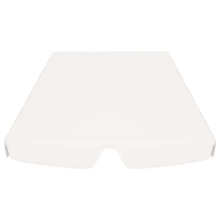 baldakin til havegynge 150/130x105/70 cm hvid