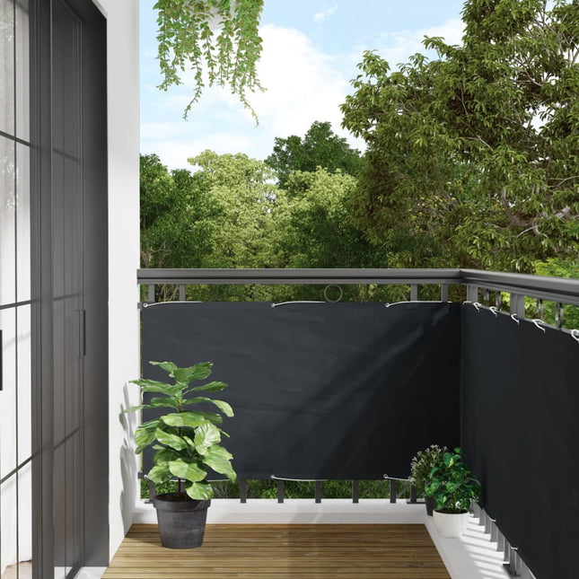 altanafskærmning 75x500 cm oxfordstof antracitgrå